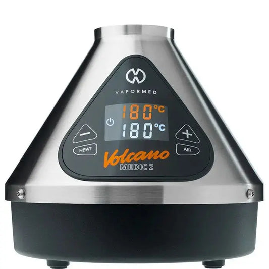 STORZ & BICKEL VOLCANO MEDIC 2 SILVER VAPORIZER front view