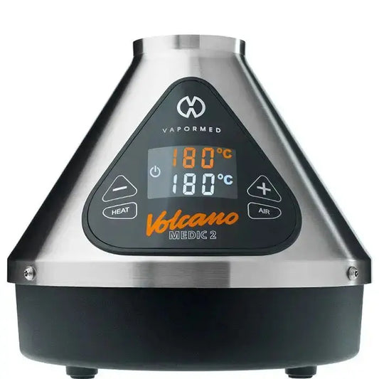 STORZ & BICKEL VOLCANO MEDIC 2 SILVER VAPORIZER front view