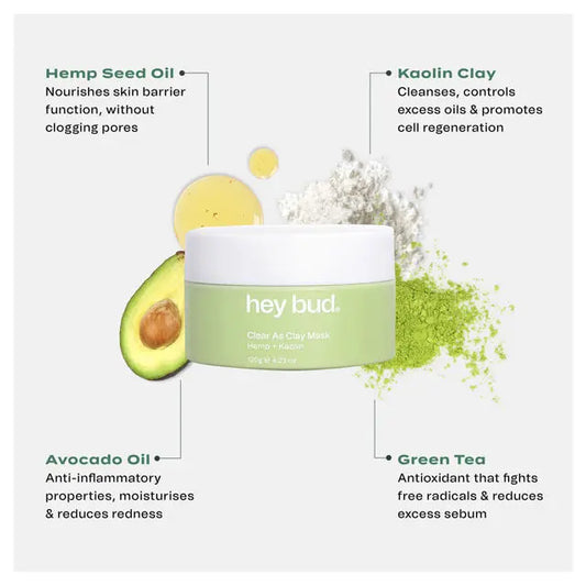 Hey Bud Clay Mask 120g Hey Bud
