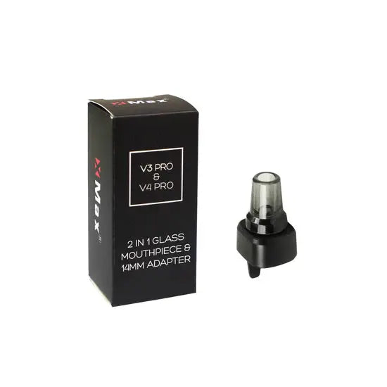XMAX V3 & V4 PRO 2 IN 1 GLASS MOUTHPIECE AND 14MM ADAPTER Xmax