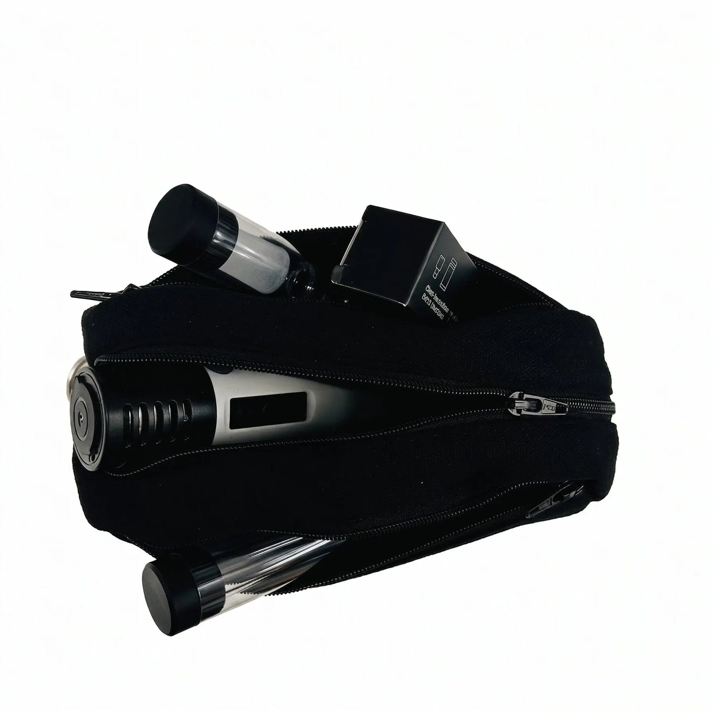 Black carrying pouch for vaporizer 