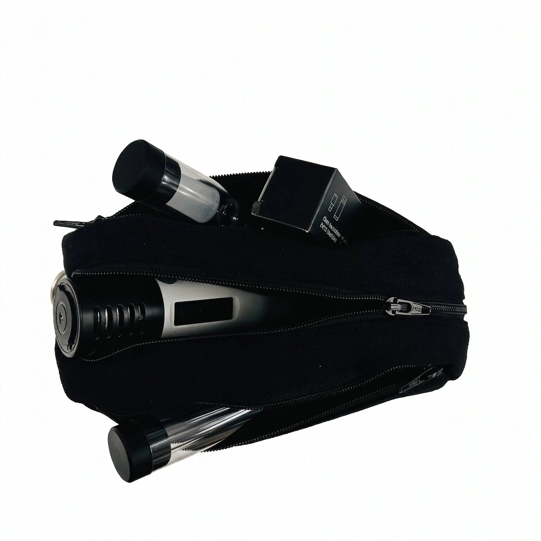 Black carrying pouch for vaporizer 