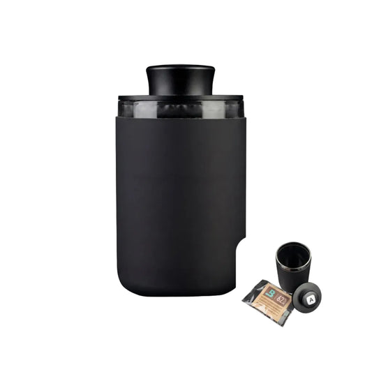 glass and silicone storage jar 