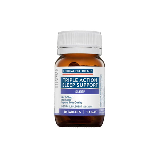 Triple Action Sleep Support 30 Tablets Ethical Nutrients