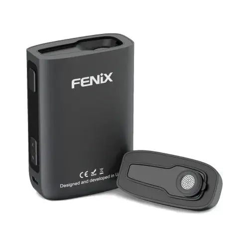 Black Fenix Neo Vaporizer with Cooling Unit Device detached on a white background