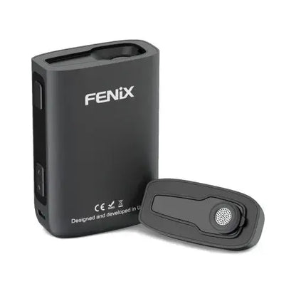 Black Fenix Neo Vaporizer with Cooling Unit Device detached on a white background