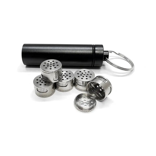 MIGHTY HI-FLO DOSING CAPSULES WITH CADDY STORZ & BICKEL