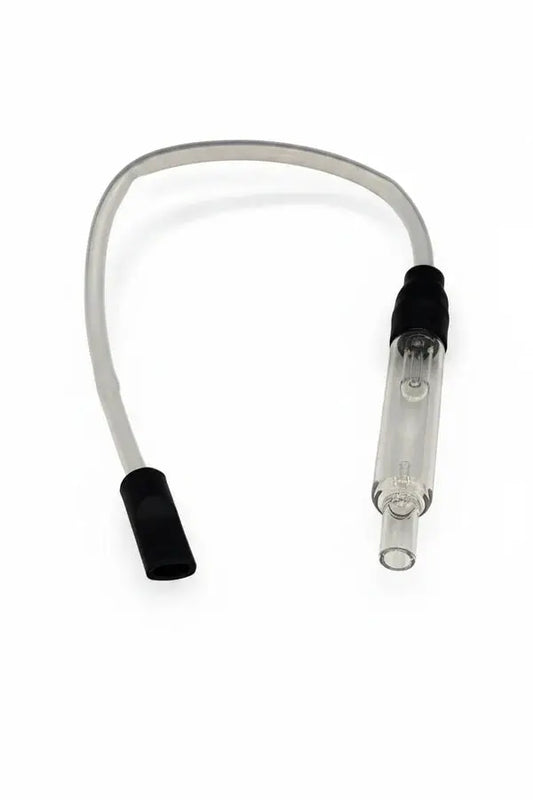 tube with glass bubbler attachment 
