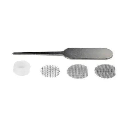 set of 3 screens, metal pick tool, 1 o-ring