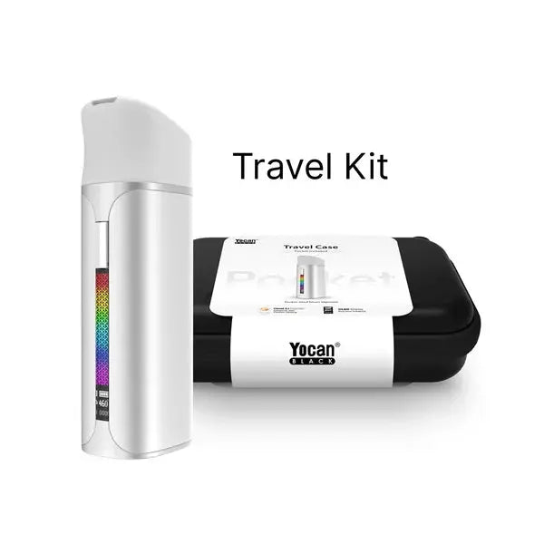 YOCAN BLACK POCKET CONCENTRATE VAPORIZER WITH TRAVEL CASE