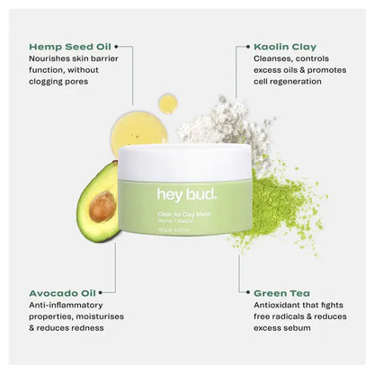 Hey Bud Clay Mask 120g Hey Bud
